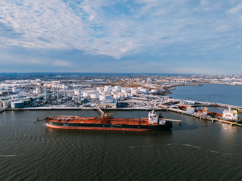 Winter view of Industrial Harbor