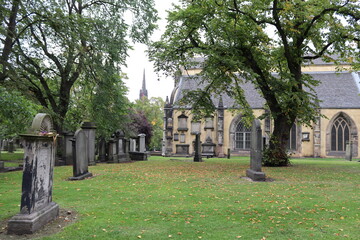Fototapeta premium CEMENTERIO GREYFRIARS. EDINBURG. SCOTLAND. ENGLAND. EUROPE. 