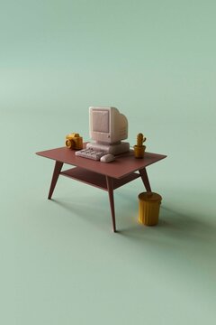 Contemporary Retro Workstation