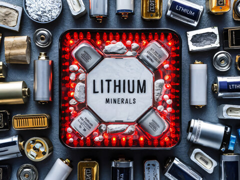 Bater&iacute;as de litio, concepto de energ&iacute;a y tecnolog&iacute;a