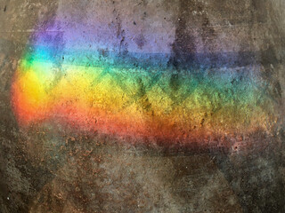 Colour spectrum shaft of light