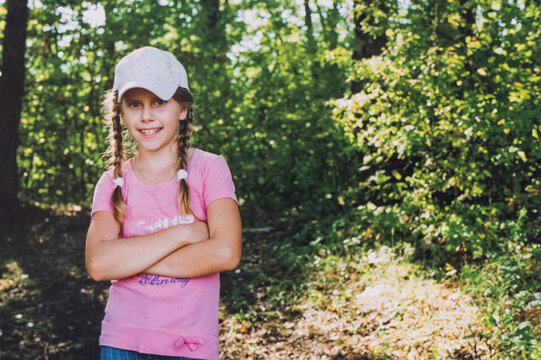 Girl In The Forest 
