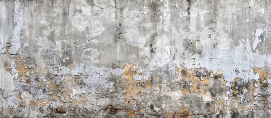 Texture of a concrete wall background. Weathered cement exterior.