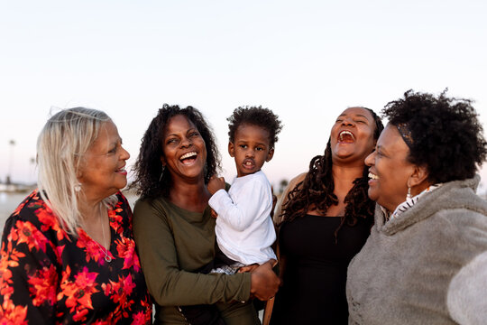 Multigenerational family portrait