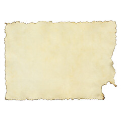 Burnt vintage paper png, transparent background