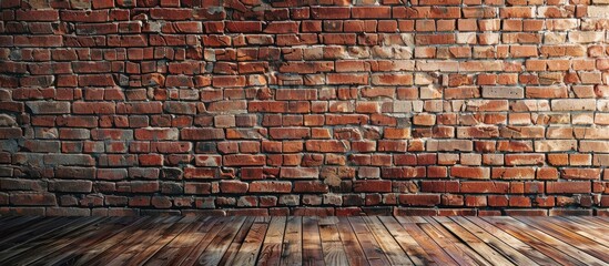interior of a brick wall