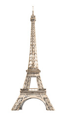 Fototapeta na wymiar Watercolor Eiffel Tower png sticker, Paris tourist attraction, transparent background