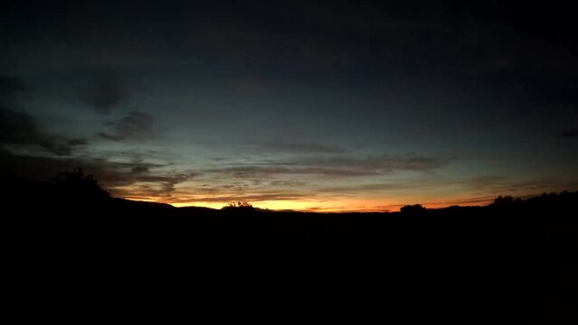 amanecer en desierto en dunas de Bilbao Coahuila M&eacute;xico