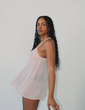 Portrait of Model and Amputee Activist in Motion