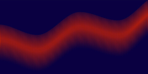 Black and red wavy gradient halftone backgrounds with space for text. Pop art template, texture. Vector illustration.