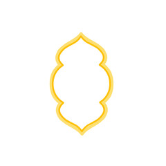 islamic frame shape