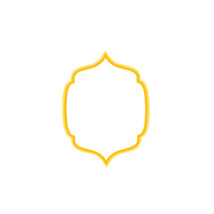 islamic frame shape