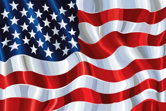 Usa Flag Memorial Day