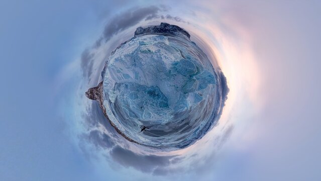 Enormous Arctic iceberg