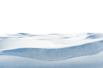 Snow drift png border, transparent background