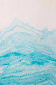 An abstract illustration of the color blue 