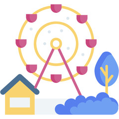 Amusement Park Illustration