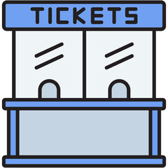 Ticket Box Illustration