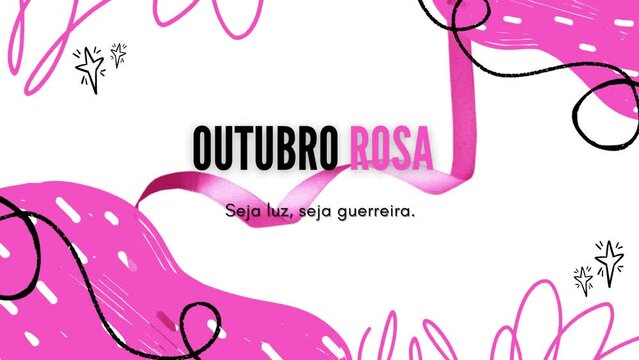 V&iacute;deo para redes sociais ou afins sobre  o Outubro Rosa. 