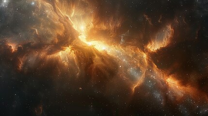 Galactic Genesis. The Birth of New Stars and Planetary Systems Amidst Swirling Clouds of Stardust.