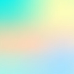 Pastel Colors Vector Gradient Background with Soft Blur Effects