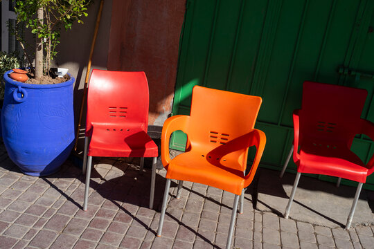 Several chairs