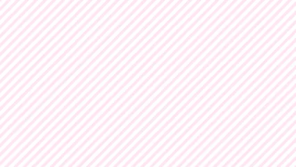 Foto op Canvas シンプルで使いやすいピンクの斜めストライプ背景、アスペクト比16:9 © 麻由美 八木