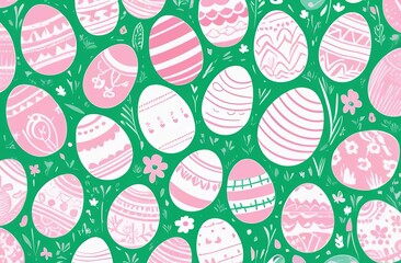 Easter eggs spring colorful isolated celebration decoration holiday icons. 