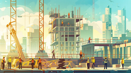 Constructive Collaboration: Artisans and Builders at Work on a Grand Construction Site