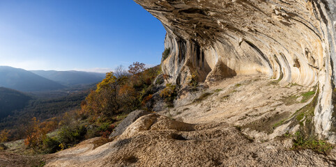 'Ears of Istria' a rock shelter (abri) at Veli Badin  is a part of the kart edge 'Kraški rob'. It...