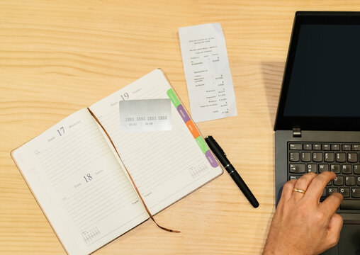 Organized Financial Planning at Desk
