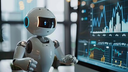 Automated financial advising service with AI chatbots