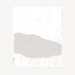 Obraz premium Ripped poster png transparent mockup, paper texture in realistic design