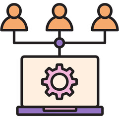Remote Team Icon