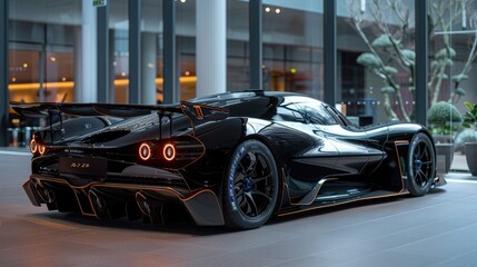 Sleek and Powerful Supercar Showcases Cutting Edge Design and High Performance Engineering