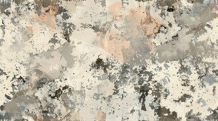 Seamless grunge stains design. Post-apocalyptic grit pattern for versatile projects AI Image - obrazy, fototapety, plakaty