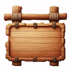 Naklejka premium Blank empty wooden rustic signage sign board signpost post wood on transparent background cutout, PNG file. Many assorted different Mockup template for artwork design.