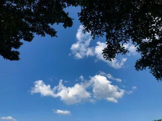 Blue sky and clouds