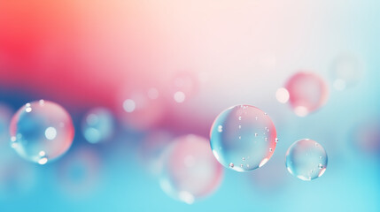 background with bubbles bokeh pastel tone