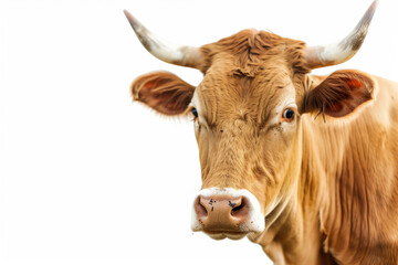 Cow isolated on a white background