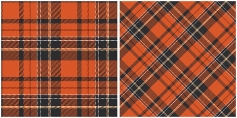 Tartan Plaid Pattern Seamless. Checkerboard Pattern. Template for Design Ornament. Seamless Fabric Texture. Vector Illustration