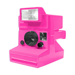 Png instant film camera sticker, transparent background