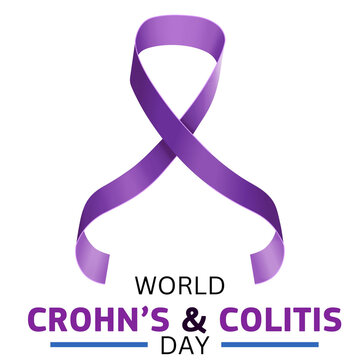 World Crohn's and Colitis day. May 9, background, banner, card, poster, template. Vector illustration.
