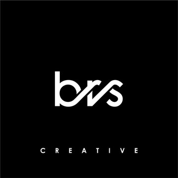 BRS Letter Initial Logo Design Template Vector Illustration