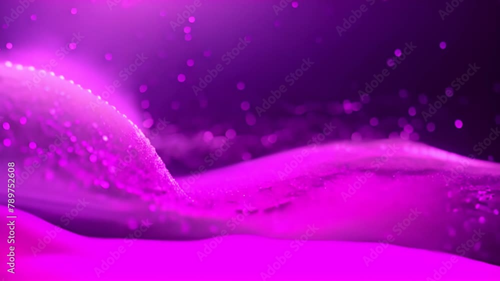 Aufkleber purple abstract background with bubbles and stars generative ai