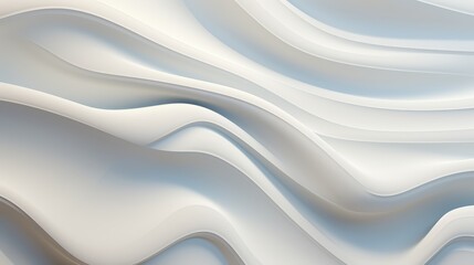 Contemporary soft wave textures in a 3D minimal design, subtle energy flow