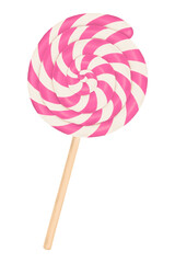 Cute lollipop png sticker, transparent background