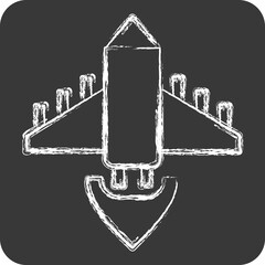 Icon Games. related to Online Game symbol. chalk Style. simple design illustration