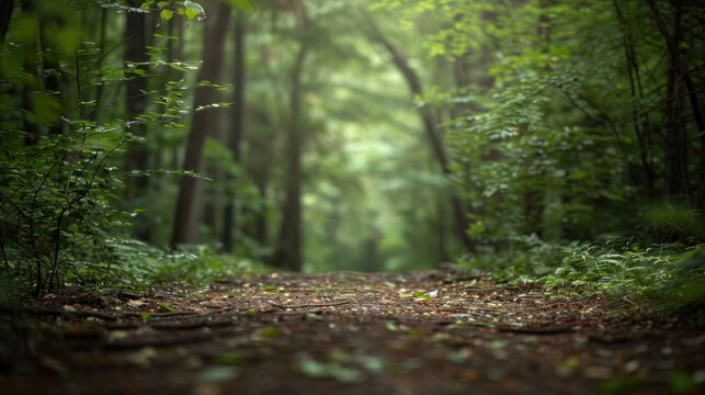 Capturing the Beauty of a Green Summer Forest