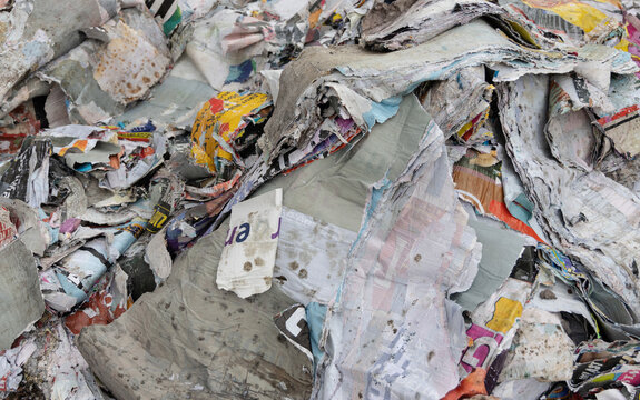 layers of torn posters